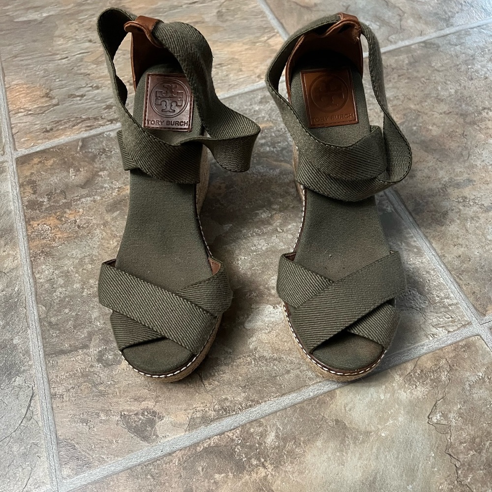 Tory Burch Adonis Espadrille Wedge Sandals